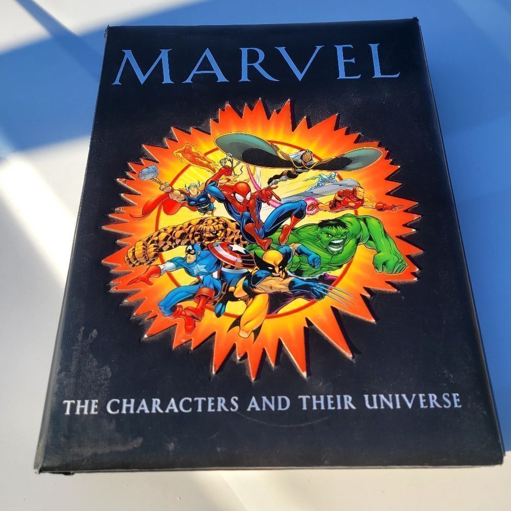 Marvel : The Characters and Their Universe by Michael Mallory Giant Hardcover